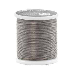 Hilo Miyuki Beading Gris medio