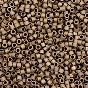 Abalorios Miyuki Delica's 11/0 Metallic matte dark bronze DB-322