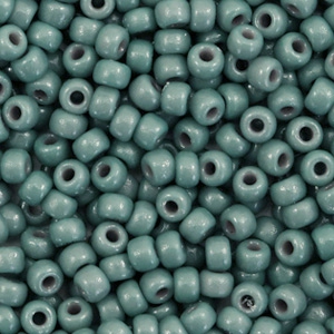 Miyuki Rocalla 8/0 Duracoat opaque eucalyptus green 8-4481