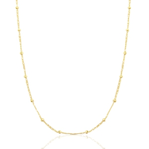 Cadena Acero Inox con bola Dorado