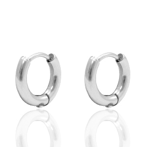 Pendientes Criolla acero inox  Plateado