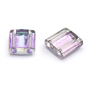 Abalorios Miyuki tila 5x5mm Vitrail light purple TL-4574