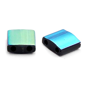 Abalorios Miyuki tila 5x5mm Jet ab TL-4555