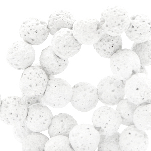 Piedras naturales 8mm Lava Blanca mate