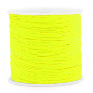 Hilo macram&eacute; 0.8mm Amarillo ne&oacute;n
