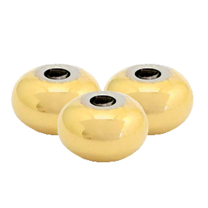 Abalorios Acero Inox 4mm Dorado