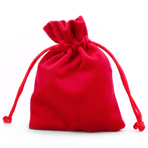 Bolso de terciopelo Rojo