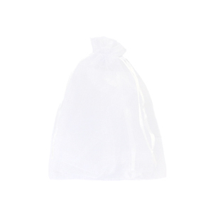 Bolso de organza 9x12cm Blanco