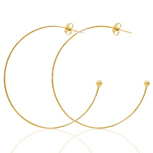 Pendientes Acero Inox criolla Dorado