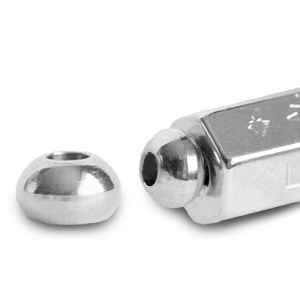 Joyer&iacute;a message beads C.U.S&reg; terminal Plateado (sin n&iacute;quel)