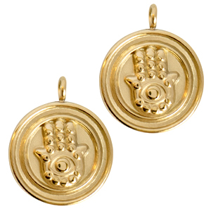 Colgantes acero inox mano de F&aacute;tima Dorado