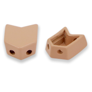 Abalorios Tile flecha Rosa empolvado