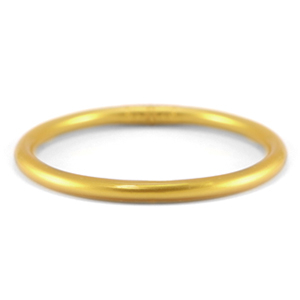 Pulsera imitaci&oacute;n Pan de Oro 5mm talla M Dorado Aspen