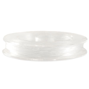 Hilo para enfilado el&aacute;stico 1.2mm Transparente