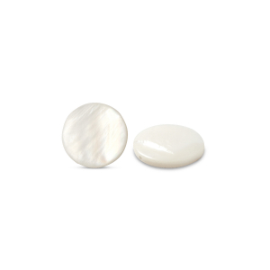 Abalorios conchas 6mm Blanco (color natural)