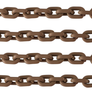 Cadena acr&iacute;lico 15mm mate Marr&oacute;n sabana