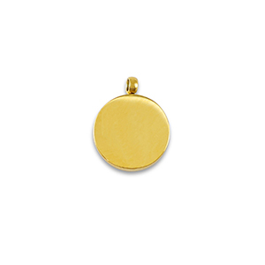 Colgantes Acero Inox La Luna Dorado