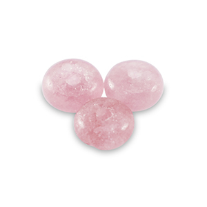 Piedras naturales &oacute;palo rondeles 4mm Rosa claro