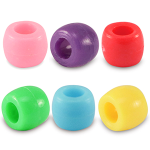 Abalorios acr&iacute;licos rondeles 8mm Multicolor