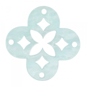 Colgantes de resina mosaico Azul cielo