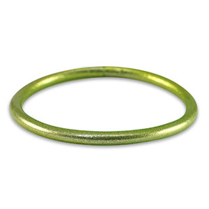 Pulsera mitaci&oacute;n Pan de Oro 5mm talla M Verde prado primaveral