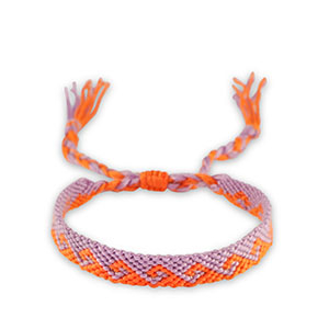 Pulseras Trendy Lila-naranja