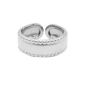 Anillos Acero Inox Plateado