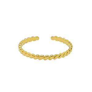 Anillos Acero Inox Dorado