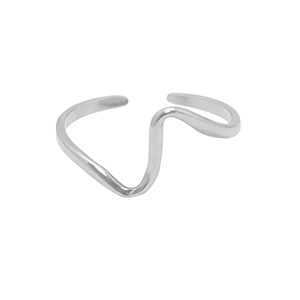 Anillos Acero Inox Plateado