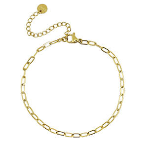 Pulseras Acero Inox Dorado