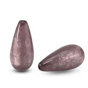 Abalorios Polaris Elements gota Polmo Lavanda escarchada