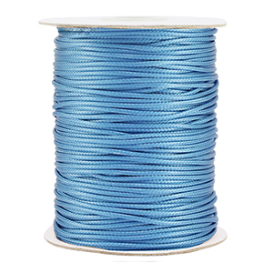 Hilo macram&eacute; trenzado 1.5mm Azul real