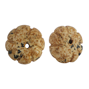 Piedras Naturales abalorios Cuarcita flor Marr&oacute;n