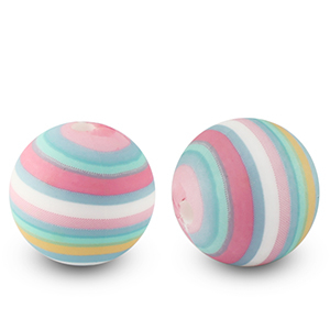 Abalorios de silicona 15mm Multicolor