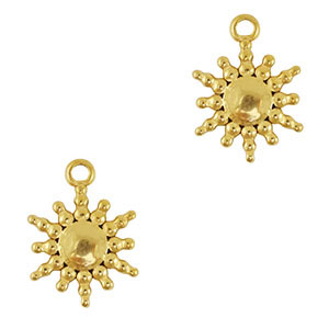 Colgantes Acero Inox sol Oro