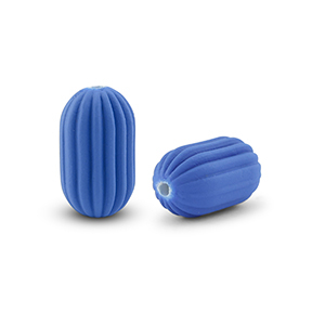 Abalorios acr&iacute;licos &oacute;valo Azul