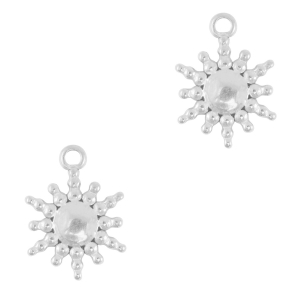 Colgantes Acero Inox sol Plata