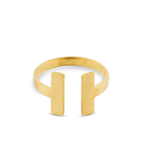 Anillos Acero Inox Dorado