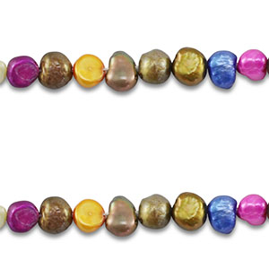 Perlas de agua dulce nugget Multicolor