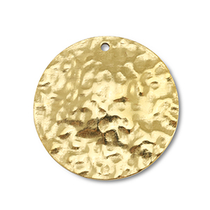 Colgantes Acero Inox redondos Dorado