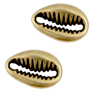 Entrepieza met&aacute;licos DQ concha Bronce viejo (sin n&iacute;quel)