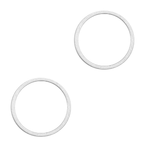 Fornituras met&aacute;licas DQ anillo cerrado 15mm Plata vieja (sin n&iacute;quel)