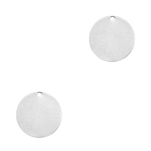 Colgante met&aacute;lico Designer Quality para ImpressArt 10mm Plata vieja (sin n&iacute;quel)