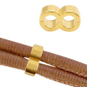 Fornituras met&aacute;licas DQ "8" Dorado (sin n&iacute;quel)