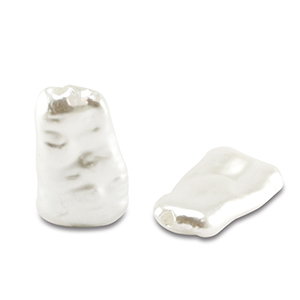 Imitaci&oacute;n de perlas de agua dulce Blanco