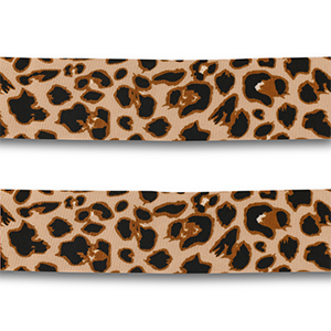 Bandana leopardo Beige-marr&oacute;n-negro