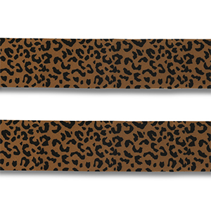 Bandana leopardo Marr&oacute;n-negro
