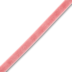 Cinta de terciopelo Rosa vintage-brillo plateado