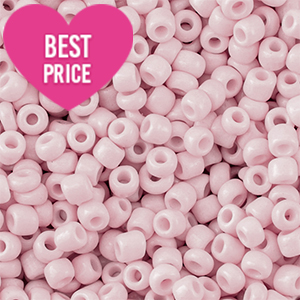 Rocalla cristal 12/0 (2mm) Rosa claro