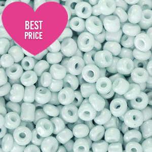 Rocalla cristal 8/0 (3mm) Azul haze claro